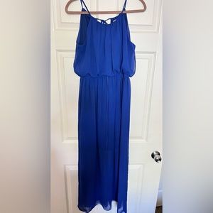 Blue long dress Size: L